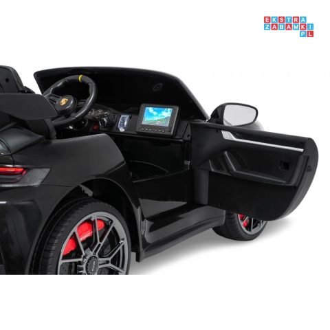 [DK-P911.MP4] Auto Porsche 911 GT3 na akumulator 4x200W 24V/10Ah Odtwarzacz MP4 Bluetooth ekoskóra - czarny
