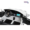 [DK-P911.MP4] Auto Porsche 911 GT3 na akumulator 4x200W 24V/10Ah Odtwarzacz MP4 Bluetooth ekoskóra - biały