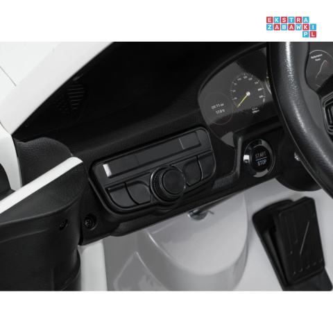[DK-P911.MP4] Auto Porsche 911 GT3 na akumulator 4x200W 24V/10Ah Odtwarzacz MP4 Bluetooth ekoskóra - biały