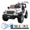 [JWR555] Jeep Wrangler Rubicon 4x45W 12V/14Ah EVA, pokrowiec, pilot, LED, MP3, BT - biały