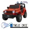 [JWR555] Jeep Wrangler Rubicon 4x45W 12V/14Ah EVA, pokrowiec, pilot, LED, MP3, BT - pomarańczowy