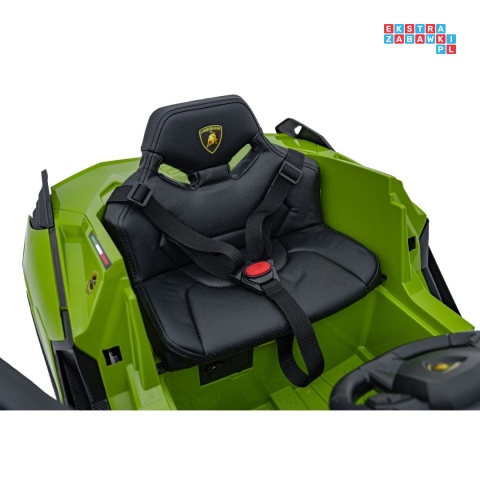 [QLS-6388] Lamborghini SIAN na akumulator 12V/7Ah 4x4 (2x18W 2x35W) ekoskóra pilot EVA LED - zielony