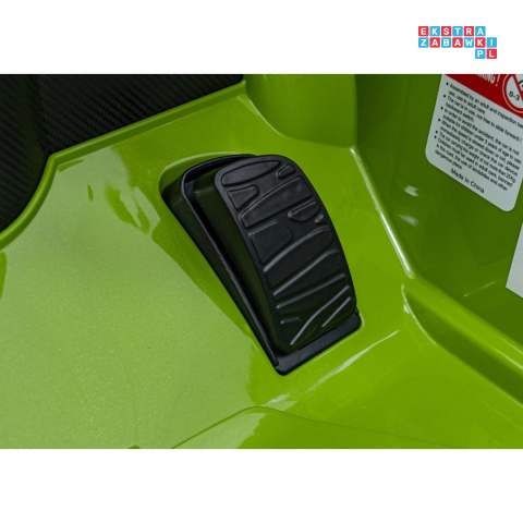 [QLS-6388] Lamborghini SIAN na akumulator 12V/7Ah 4x4 (2x18W 2x35W) ekoskóra pilot EVA LED - zielony