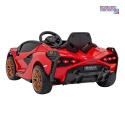 [QLS-6388] Lamborghini SIAN na akumulator 12V/7Ah 4x4 (2x18W 2x35W) ekoskóra pilot EVA LED - czerwony