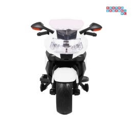 [PA.283] Motocykl BMW K1300S z kółkami pomocniczymi na akumulator 12V/5.5Ah dźwięki światła - biały