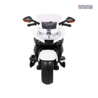 [PA.283] Motocykl BMW K1300S z kółkami pomocniczymi na akumulator 12V/5.5Ah dźwięki światła - biały