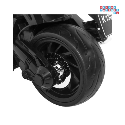 [PA.283] Motocykl BMW K1300S z kółkami pomocniczymi na akumulator 12V/5.5Ah dźwięki światła - biały