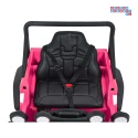[QLS-8605] Land Rover Defender 110 SVX Concept na akumulator 2x100W 24V/7Ah EVA bluetooth ekoskóra - różowy