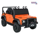 [QLS-8605] Land Rover Defender 110 SVX Concept na akumulator 2x100W 24V/7Ah EVA bluetooth ekoskóra - pomarańczowy