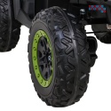 [S615] Quad ATV XT-speed 4x80W 24V/10Ah EVA, pokrowiec, LED, MP3 - zielony