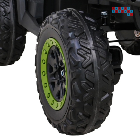 [S615] Quad ATV XT-speed 4x80W 24V/10Ah EVA, pokrowiec, LED, MP3 - zielony