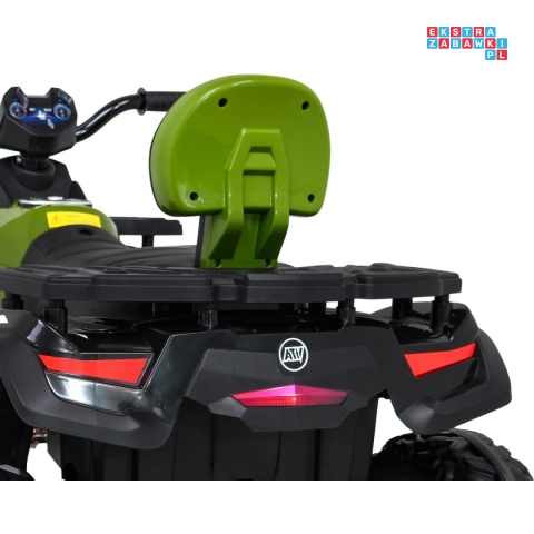 [S615] Quad ATV XT-speed 4x80W 24V/10Ah EVA, pokrowiec, LED, MP3 - zielony