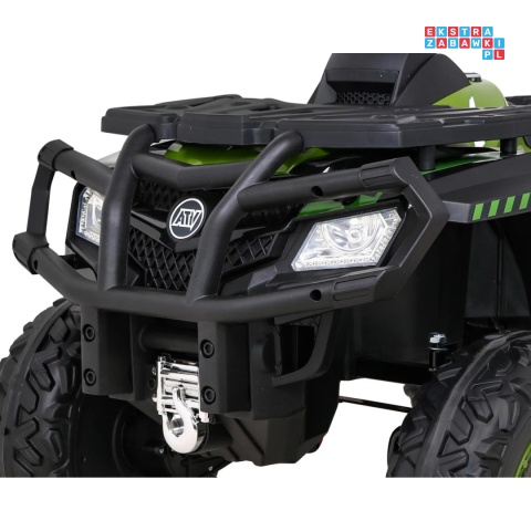 [S615] Quad ATV XT-speed 4x80W 24V/10Ah EVA, pokrowiec, LED, MP3 - zielony