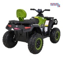 [S615] Quad ATV XT-speed 4x80W 24V/10Ah EVA, pokrowiec, LED, MP3 - zielony