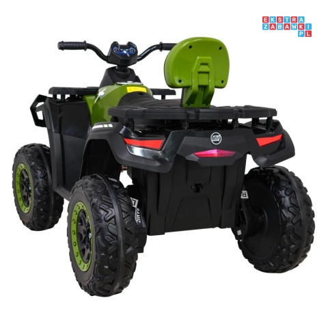 [S615] Quad ATV XT-speed 4x80W 24V/10Ah EVA, pokrowiec, LED, MP3 - zielony