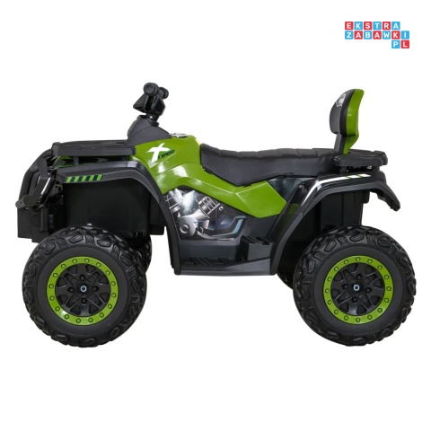 [S615] Quad ATV XT-speed 4x80W 24V/10Ah EVA, pokrowiec, LED, MP3 - zielony