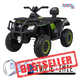 [S615] Quad ATV XT-speed 4x80W 24V/10Ah EVA, pokrowiec, LED, MP3 - zielony