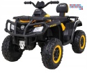 [S615] Quad ATV XT-speed 4x80W 24V/10Ah EVA, pokrowiec, LED, MP3 - żółty