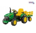 Traktor na pilota RC John Deere Peg Perego Ground Force + pokrowiec rozmair L