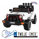 [BRD-7588] Terenowy Full Time 4WD 4x40W 12V/10Ah koła EVA, pilot, LED - biały