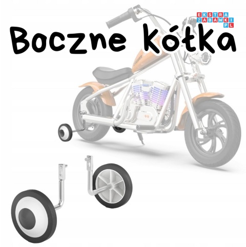 Boczne kółka treningowe do motocykla Hyper GOGO CRUISER 12 i PIONEER 12