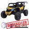 [CA003] Mocny Maverick ATV CAN-AM Buggy 4X200W 24V/10Ah EVA, pokrowiec, pilot LED, MP3, BT - żółty