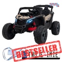 [CA003] Mocny Maverick ATV CAN-AM Buggy 4X200W 24V/10Ah EVA, pokrowiec, pilot LED, MP3, BT - beżowy