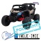 [CA003] Mocny Maverick ATV CAN-AM Buggy 4X200W 24V/10Ah EVA, pokrowiec, pilot LED, MP3, BT - beżowy