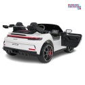 [DK-P911.STRONG] Auto Porsche 911 GT3 na akumulator 2x280W 24V/10Ah Ciche silniki Bluetooth pilot - biały