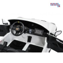 [DK-P911.STRONG] Auto Porsche 911 GT3 na akumulator 2x280W 24V/10Ah Ciche silniki Bluetooth pilot - biały