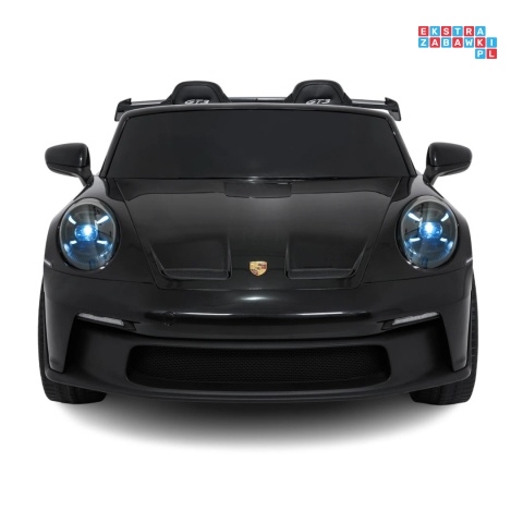 [DK-P911.STRONG] Auto Porsche 911 GT3 na akumulator 2x280W 24V/10Ah Ciche silniki Bluetooth pilot - czarny