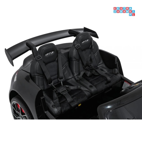 [DK-P911.STRONG] Auto Porsche 911 GT3 na akumulator 2x280W 24V/10Ah Ciche silniki Bluetooth pilot - czarny