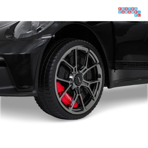 [DK-P911.STRONG] Auto Porsche 911 GT3 na akumulator 2x280W 24V/10Ah Ciche silniki Bluetooth pilot - czarny