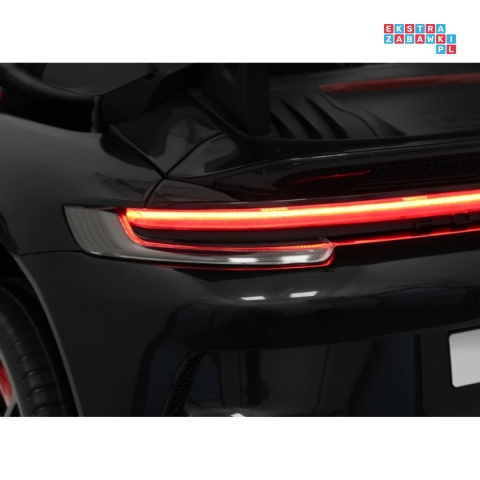 [DK-P911.STRONG] Auto Porsche 911 GT3 na akumulator 2x280W 24V/10Ah Ciche silniki Bluetooth pilot - czarny