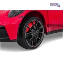 [DK-P911.STRONG] Auto Porsche 911 GT3 na akumulator 2x280W 24V/10Ah Ciche silniki Bluetooth pilot - czerwony