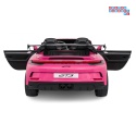 [DK-P911.STRONG] Auto Porsche 911 GT3 na akumulator 2x280W 24V/10Ah Ciche silniki Bluetooth pilot - różowy