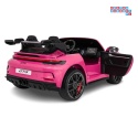 [DK-P911.STRONG] Auto Porsche 911 GT3 na akumulator 2x280W 24V/10Ah Ciche silniki Bluetooth pilot - różowy
