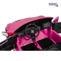 [DK-P911.STRONG] Auto Porsche 911 GT3 na akumulator 2x280W 24V/10Ah Ciche silniki Bluetooth pilot - różowy