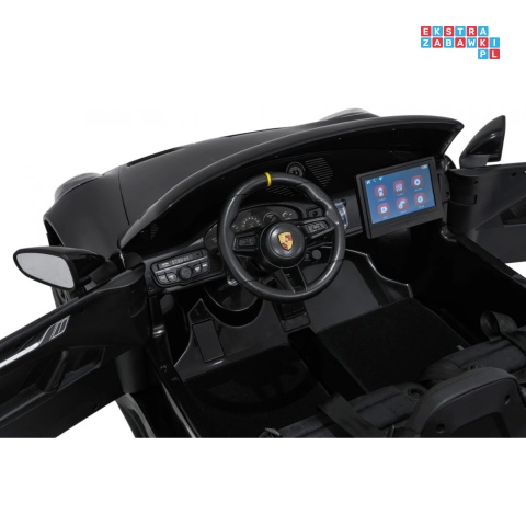 [DK-P911.STRONG.MP4] Auto Porsche 911 GT3 na akumulator 2x280W 24V/10Ah Ciche silniki Odtwarzacz MP4 - czarny