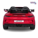 [DK-P911.STRONG.MP4] Auto Porsche 911 GT3 na akumulator 2x280W 24V/10Ah Ciche silniki Odtwarzacz MP4 - czerwony