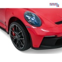 [DK-P911.STRONG.MP4] Auto Porsche 911 GT3 na akumulator 2x280W 24V/10Ah Ciche silniki Odtwarzacz MP4 - czerwony