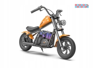 Pomarańczowy Motor Hyper Gogo Cruiser na akumulator - 22V/5.2Ah, 160W - [HG1020473]