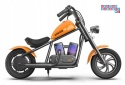 [HG1020473] Motocykl Hyper Gogo Cruiser 12 Plus na akumulator 22V/5.2Ah 160W - pomarańczowy