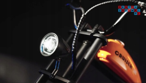 [HG1020473] Motocykl Hyper Gogo Cruiser 12 Plus na akumulator 22V/5.2Ah 160W - pomarańczowy