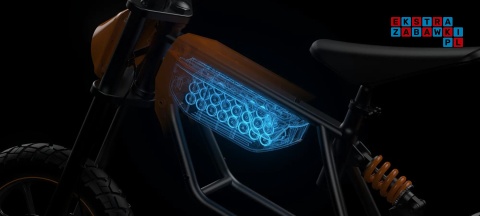 [HG1020489] Motocykl Hyper GoGo R8 do 75 kg na akumulator 500W 36V/5,2Ah off-road Enduro Cross 20km/h 6-14 lat