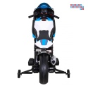 [JT5001] Motocykl BMW HP4 na akumulator 12V/7Ah 2x35W ekoskóra EVA panel dźwiękowy - niebieski