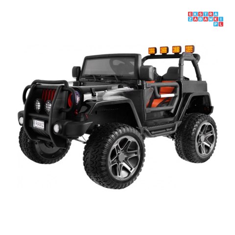 [WXE1688] Autko Monster Jeep na akumulator 24V/10Ah 4x120W pilot regulacja siedzenia LED EVA - czarny