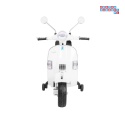 [PX150] Skuter Vespa na akumulator 12V/4.5Ah 2x25W EVA ekoskóra kluczyki - biały