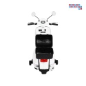 [PX150] Skuter Vespa na akumulator 12V/4.5Ah 2x25W EVA ekoskóra kluczyki - biały
