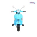 [PX150] Skuter Vespa na akumulator 12V/4.5Ah 2x25W EVA ekoskóra kluczyki - niebieski